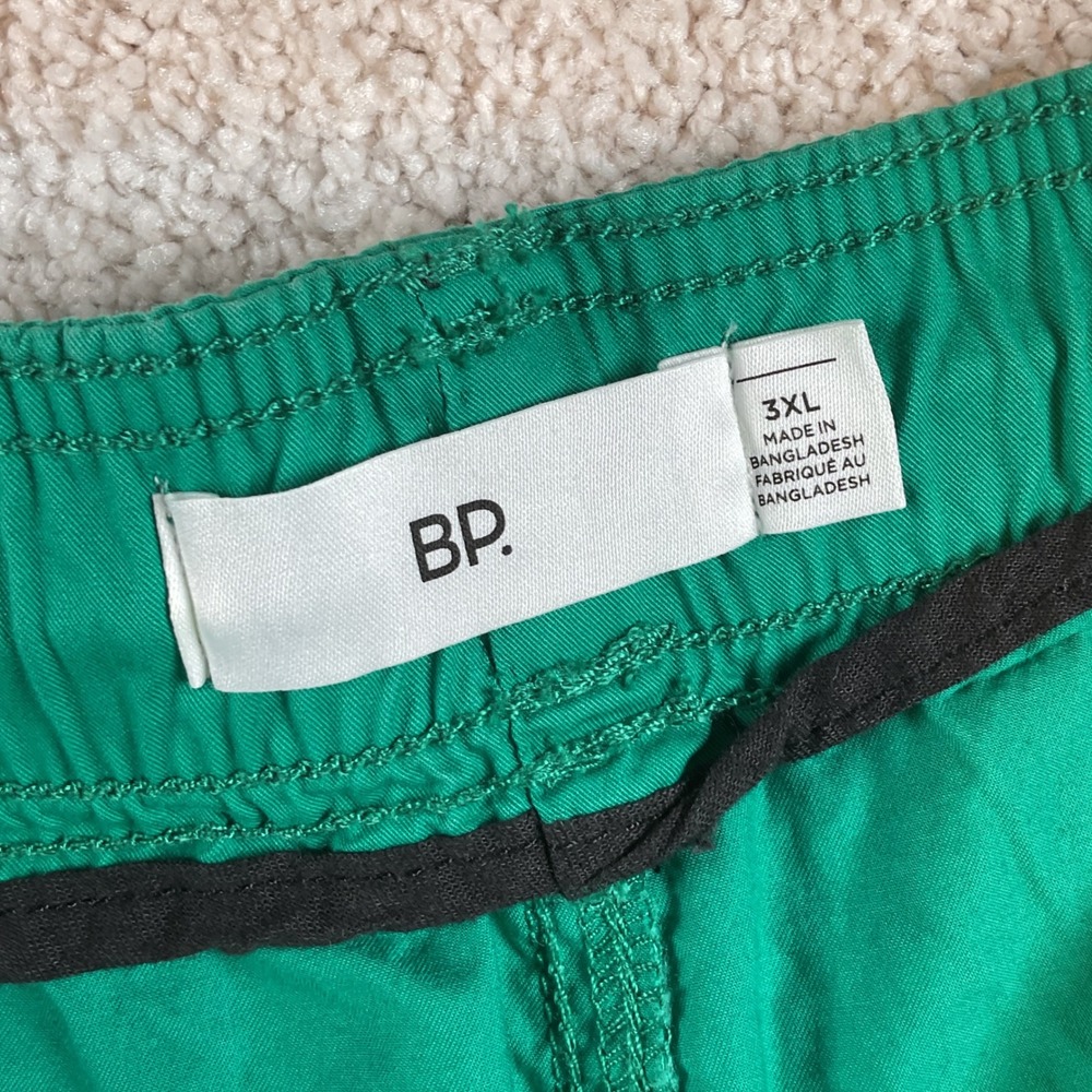 BP. Green Shorts Elastic Waist Casual Summer Mens 3XL - Picture 4 of 7